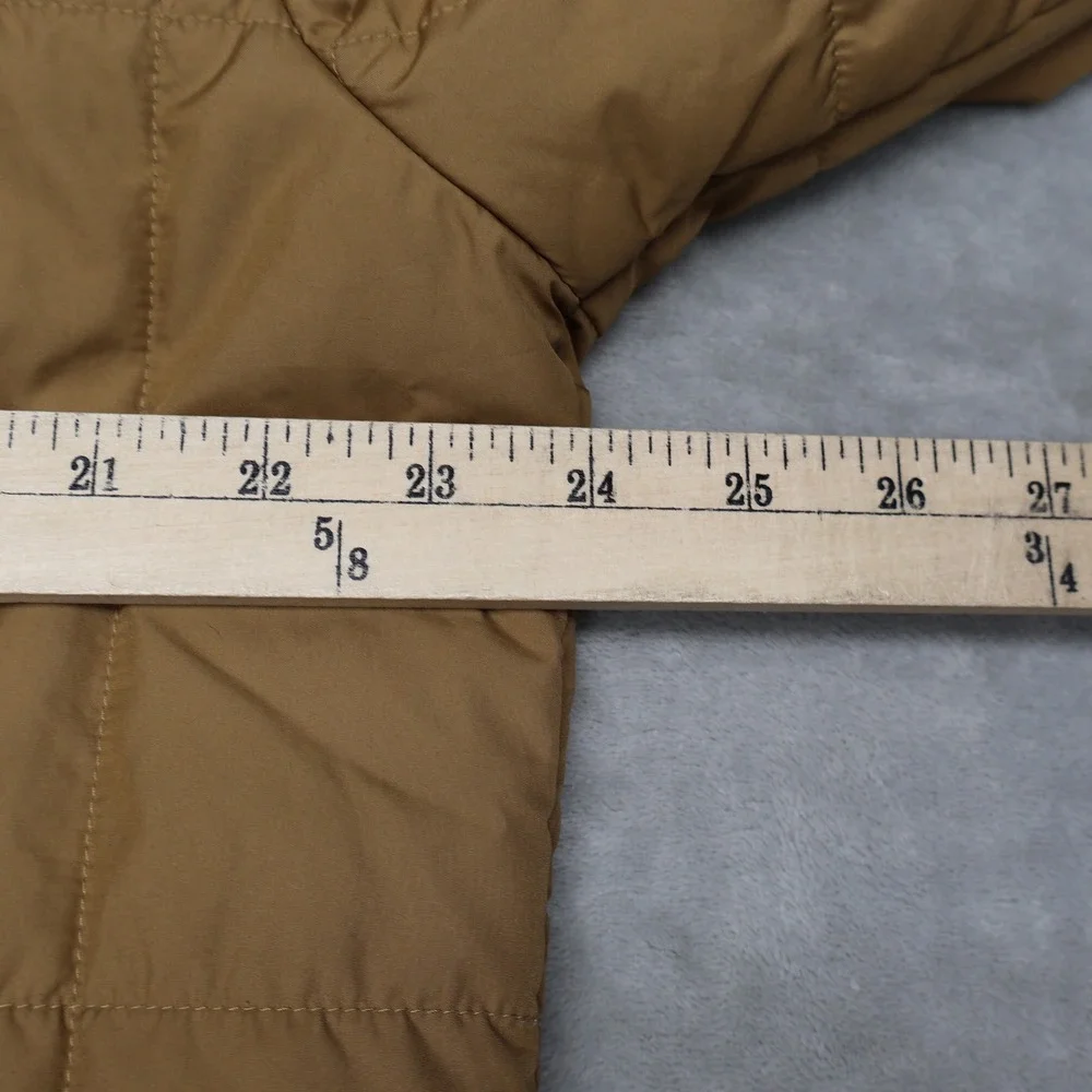 North Face Junction Jacket Mens Large Brown Insulated Hiking Quilted Puffer Warm